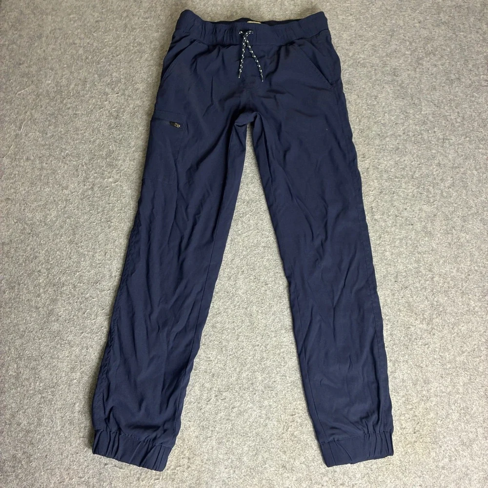 Weatherproof Vintage Youth Large 12/14 Navy Fleece Lined Cargo Joggers Pants